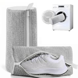 schoenwaszak wasmachine - 2 stuks waszakken schoenen voor wasmachine droger, herbruikbare schoenenzakken wasmachine voor sneakers, 360° dieptereiniging voor alle schoensoorten — thumbnail 1