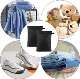 Set van 2 Waterdichte Waszakken voor Vochtige Kleding, Ideaal voor Badkleding, Sportkleding en Strandhanddoeken, Herbruikbare Organizer met Rits van 39.5×27.5cm — thumbnail 4