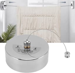 SnelShoppen - Inklapbare Waslijn RVS - Zware Kracht Waslijn voor Binnen en Buiten - Hotelstijl - Veilig voor Balkon, Courtyard, Badkamer - 3.8m — thumbnail 2