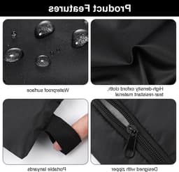 Set van 2 Waterdichte Waszakken, 39.5×27.5cm, Herbruikbare Organizer voor Nat Kleding, Ideaal voor Badkleding en Sportkleding — thumbnail 5
