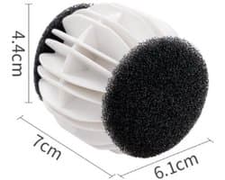 2 stuks - herbruikbare siliconen wasballen - wasmachineballen voor kleding - Voorkomen dat stoffen in de knoop raken en verbeteren de reiniging - voor wasmachine en droger - 7×6.1×4.4cm