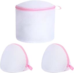Waszakken, herbruikbare beha waszak mesh waszak beschermende rits beha waszak voor sokken, ondergoed, wasmachine — thumbnail 1
