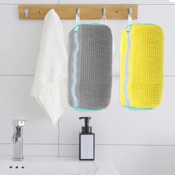 Waszak voor schoenen op reis, tas voor het wassen van schoenen in de machine, 2 stuks schoenentas, waszak voor sneakers, schoenen, machinezak — thumbnail 5