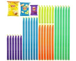 Zaksluiters - Sluitclips - Voedsel Bewaren - Herbruikbaar - 5 Maten - Multicolor