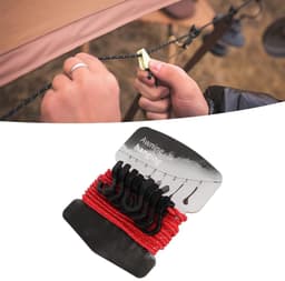 Dailygoods- Waslijn Fluorescerend - Verstelbare Lengte - Camping Waslijn - Reflecterende Staaldraad - Multifunctioneel - Clip Haak Ontwerp - Ophangtouw — thumbnail 4