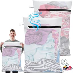 Waszakken 60x90 cm | Herbruikbare Wasnetten voor Wasmachine | 100% Polyester | Ideaal voor Beddengoed, Lakens, Gordijnen en Grote Kledingstukken | Ademend en Stevig — thumbnail 1