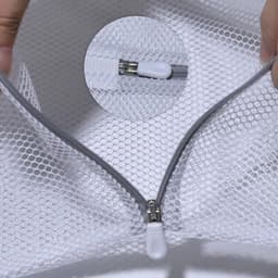 Duurzame Honeycomb Mesh Waszakken voor Fijne Was - Reisorganisatietas voor Kleding - Jeans - Badhanddoeken - Lakens (2 Stuks, 60 x 60 cm) — thumbnail 4