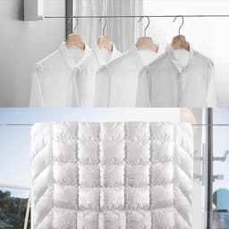 Intrekbare Waslijn - Uitschuifbare Kledinglijn - Kleding Drogen - Roestvrij Staal 304 - 4.2 Meter - Zilver — thumbnail 5