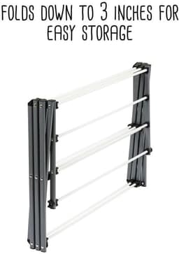 DRY-09065 Collapsible Clothes Drying Rack Steel — thumbnail 3
