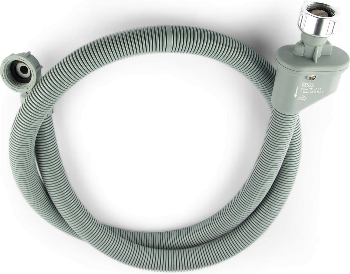 Fyveli - Wasmachine slang - 3 meter - 3/4" Universeel - Met Waterslot — afbeelding 1