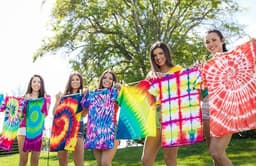 Nince Tie-Dye kit van hoge kwaliteit Kit 3 - Complete kit van 5 kleuren textiel - Tie Dye set - Tie Dye verf premium kwaliteit 3 varianten — thumbnail 5