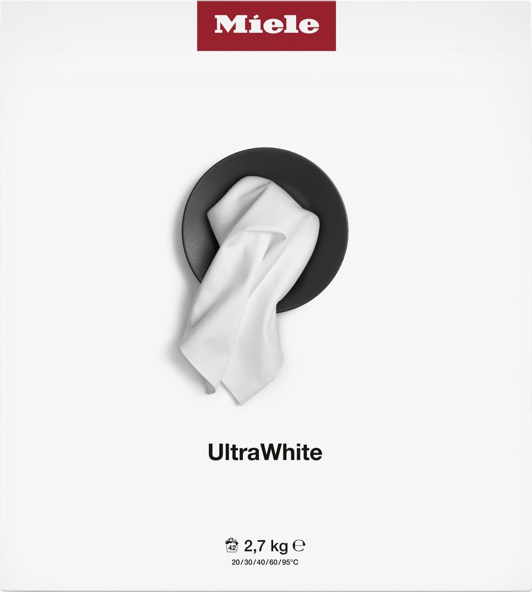 Miele Poederwasmiddel - UltraWhite - 2,7 kg - Voor witte- en bonte was — afbeelding 1