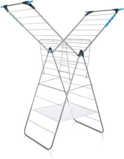 Wing Droogrek 24 m X Wing - Extra Minky Groter Formaat folding wall laundry rack — thumbnail 1