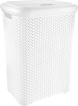 Wasmand Plastic Wit 55 l - Opbergmand - Mand - Wassorteerder — thumbnail 1