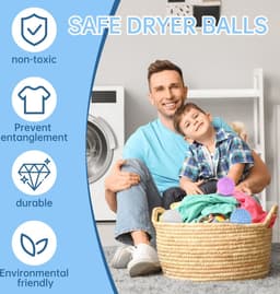 Drogerballen - Voor wasdrogers - Droger ballen - Drogerbollen - Must have voor uw droger! — thumbnail 4