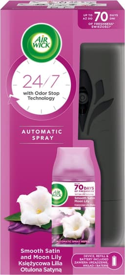 Air Wick - Freshmatic - Księżycowa Lilia Otulona Satyną - 250ml - Automatisch geurstokje — thumbnail 5