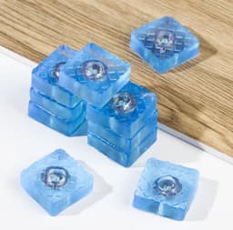 FSW-Products Rubberen Voetjes Transparant - 4 Stuks - 22 x 22 mm - Zelfklevende Meubelvoetjes - Anti Slip - Trillingsdempers - Beschermvoetjes voor Meubels, Apparaten en Accessoires — thumbnail 3
