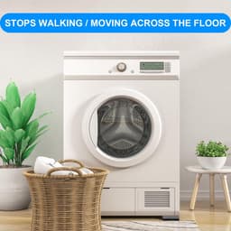 longziming -Anti Trillingsmat Wasmachine – Geluidsdempende Antislip Mat – Voetjes Wasmachine & Droger – Verhoogde Stabiliteit – Vermindert Trilling – Beschermt Vloeren – Duurzaam Materiaal — thumbnail 5