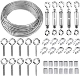 Roestvrijstalen Draadset – 30M×2mm, met M5-spanner, voor planten — thumbnail 1