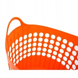 Merkloos Flexibele Opbergmand 26L met Handvatten - Oranje — thumbnail 4