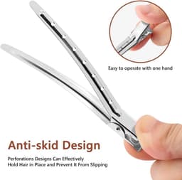 Antislip Metalen Krokodillenklemmen voor Kappers en Styling - 24 Stuks — thumbnail 5