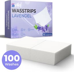 Syllio Wasstrips - 100 Wasbeurten - Lavendel Wasstrips - Wasmiddeldoekjes - Wasdoekjes - Laundry Strips — thumbnail 1