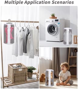 Waszak - Wasnet Voor Schoenen - Waszak Voor Schoenen - 32.5 x 12.8 cm - Netje Anti-Vervorming - Schoen Wassen - Schoenenwaszak - Wasgoed - Wasmachine - Schoenen / Sneakers - met Rits - Herbruikbaar - 2 Stucks — thumbnail 3