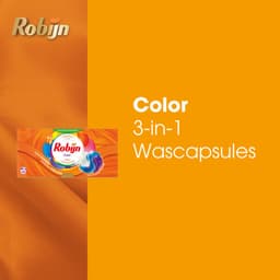 Robijn – 3-in-1 Wascapsules – Color - 26 Capsules - Voordeelverpakking - 12 stuks - Kleurverzorging - Wascapsules — thumbnail 3