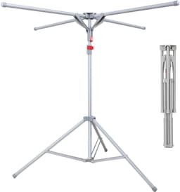 Droogmolen - 100-180xØ125 cm - grijs - hoogte verstelbaar — thumbnail 1