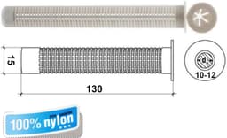Injectieankerhulzen zeefhulzen voor injectiemortel - 20 Stück 15x130mm — thumbnail 3
