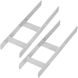Kotarbau Serie - Stalen H-vorm Fundament - Gegalvaniseerd - 160mm - Set van 2 — thumbnail 1