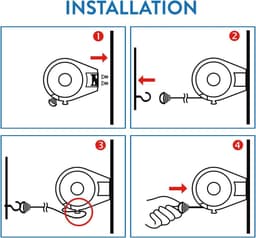 Intrekbare waslijn buiten 12 meter - Roestvrij staal en kunststof, Heavy Duty, Perfect voor buiten drogen — thumbnail 5