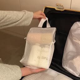 Set van 2 Wasnetten met Ritssluiting voor Fijne Was - Duurzaam en Herbruikbaar — thumbnail 3
