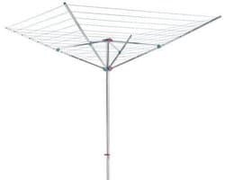 Metaltex - Droogmolen Meteor - met Grondanker - 60 meter drooglengte - Aluminium