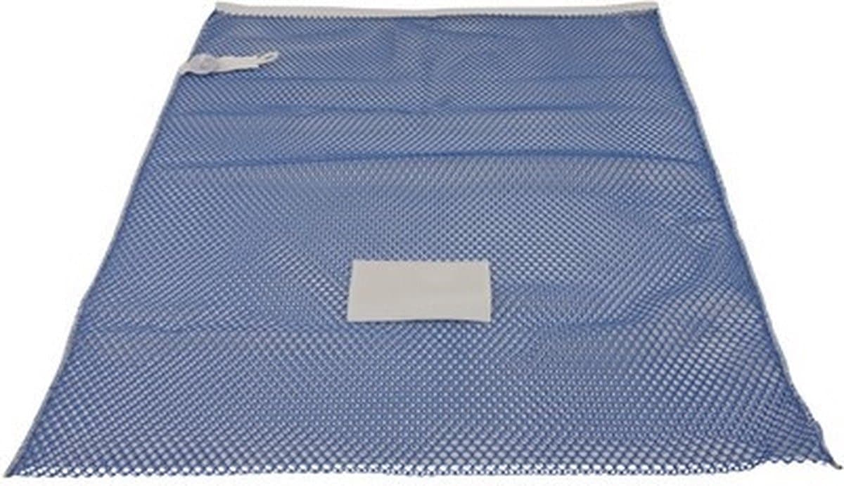 Premium wasnet 60x90 cm - Met knoopsluiting - Blauw — afbeelding 1