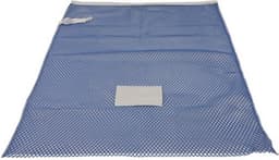 Premium wasnet 60x90 cm - Met knoopsluiting - Blauw — thumbnail 1