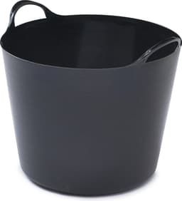 Whitefurze Flexibele emmer - 26 liter - Kunststof - Zwart - 38 x 41 x 35 cm — thumbnail 1