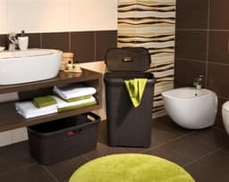 Curver Style Wasmand met deksel - 60L - Bruin — thumbnail 3