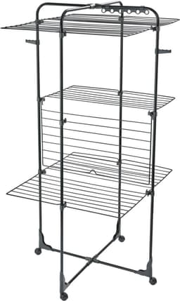 Leifheit Classic droogtoren 340 - 146 x 69 x 73 cm - 34 m drooglengte - zwart — thumbnail 1