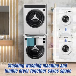 verbindingsframe Universeel stape voor wasmachine en wasdroger tussenframe wasmachine en droger — thumbnail 3