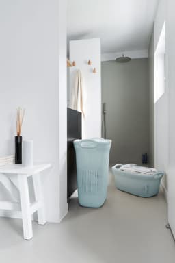 Curver Knit Wasmand - 40L - Misty Blue — thumbnail 4