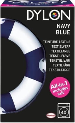 Dylon Textielverf Navy Blue all-in-one (zout inbegr.) — thumbnail 1