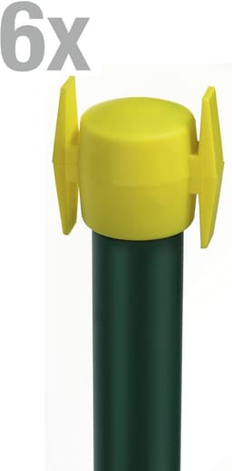 Alberts 854485 Waskraan met kruiskop | ruw staal, verzinkt groen kunststof gecoat RAL 6005 | 2000 mm | Set van 6 — thumbnail 2