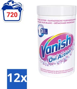 Vanish Oxi Action - Vlekkenverwijderaar Poeder - Zonder Bleek - Witte Was - 1.5 Kg - Voordeelverpakking - 12 stuks — thumbnail 5