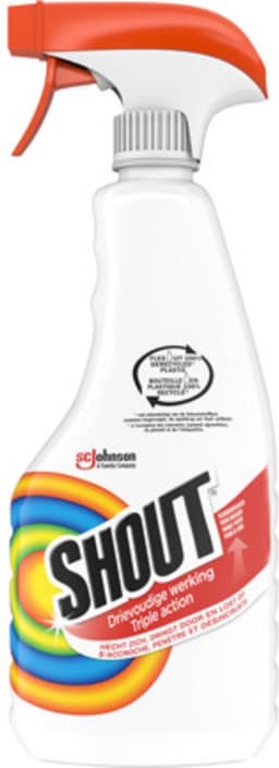 Mr Muscle Shout Vlekkenoplosser Triple Action - Spray - 2 x 500 ml — thumbnail 2
