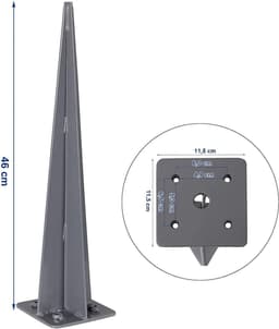 accessoires grondankers grondhuls insteekhuls voor SONGMICS zijluifel GSA001 — thumbnail 5