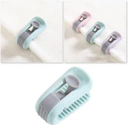 Stevige Dekbedclips - Dekbed Knijpers - Klemmen - Clips - Dekens - Lakens - 6 Stuks - Groen — thumbnail 2