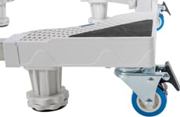 CLP Libby Wasmachine Onderstel - Wasmachine verhoger - Wasmachine Sokkel - Universele Wasmachine Onderstel - Met Wielen - wit — thumbnail 4