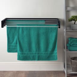 Home4u® Wanddroogrek Inklapbaar XXL - 100cm - Wasdroogrek - Droogrek Inklapbaar - Hangend - 6M lengte — thumbnail 3