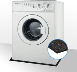 Rubbermagazijn - Anti trillingsmat wasmachine 100x60cm Dikte 10mm — thumbnail 1